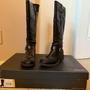 Kenneth Cole Reaction Over the Knee Black Boots